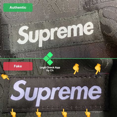 supreme bag fake or real|check if your supreme bag is real.